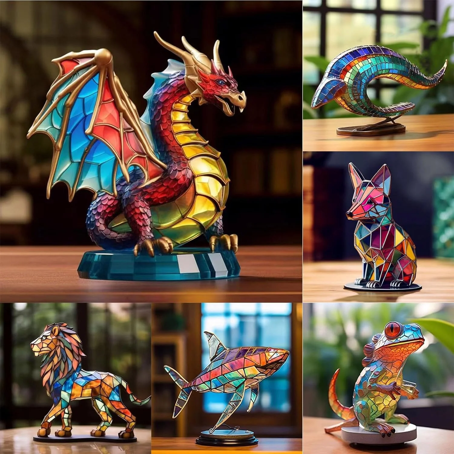 Metal Animal Ornaments-Six styles to choose from